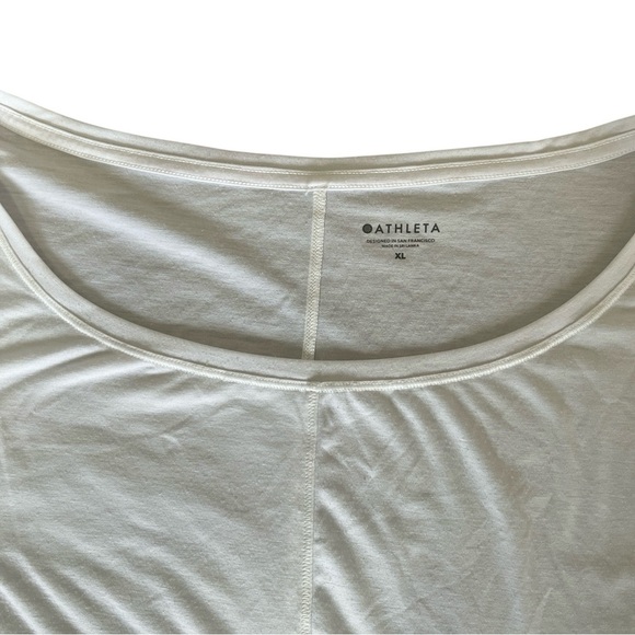 Athleta White Essence Flow Top - Picture 3 of 4